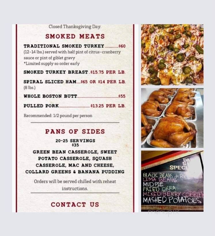 Moe's Original Barbeque - Woodfin, NC menu_pic