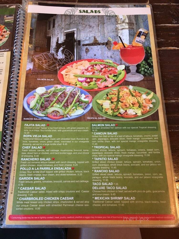 Guadalajara Mexican Restaurant - Wheatland, WY menu_pic