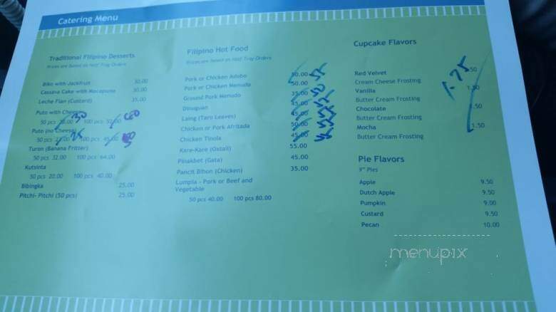 Ginelle's Bakery - Elk Grove, CA menu_pic