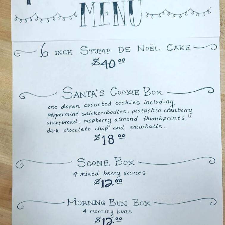 Sweet Pea Bakery - Arroyo Grande, CA menu_pic