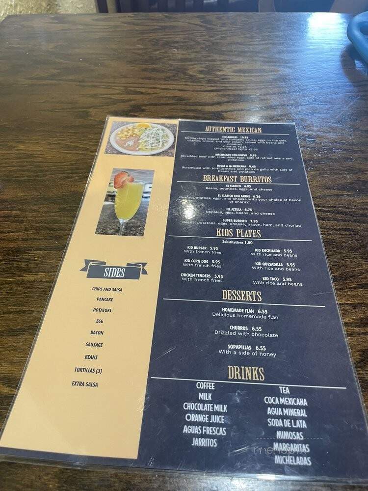 Los Lazos - Galveston, TX menu_pic