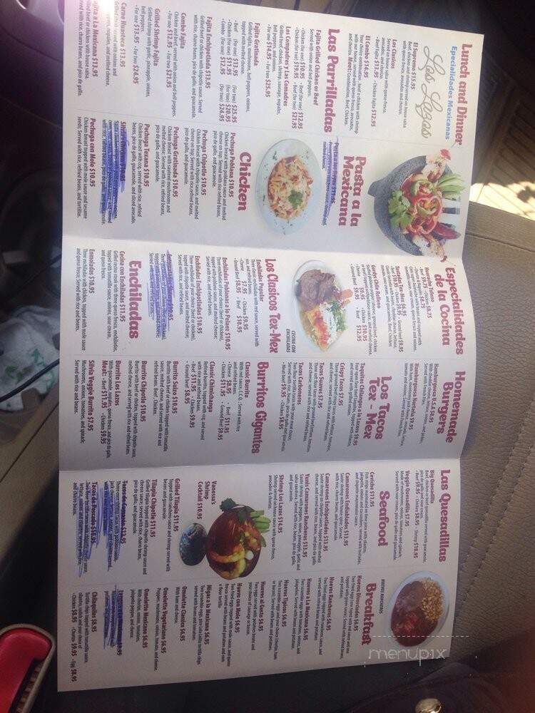 Los Lazos - Galveston, TX menu_pic