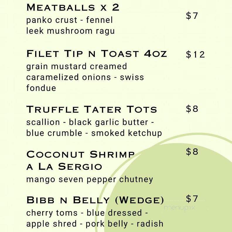 Feast at 316 - Camas, WA menu_pic