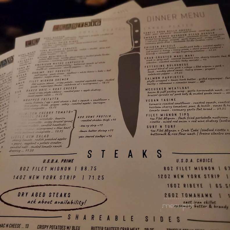 Feast at 316 - Camas, WA menu_pic