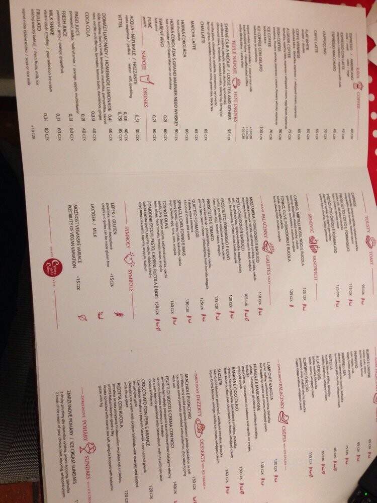 Creme de la Creme - Dows, IA menu_pic