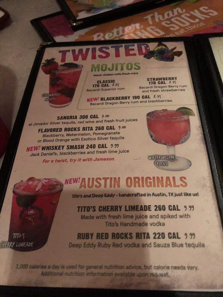 Chuy's Mexican Food - Birmingham, AL menu_pic