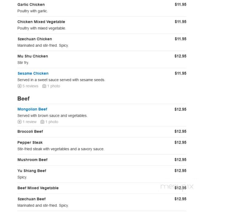 Suki Sushi Asian Cuisine - Loganville, GA menu_pic
