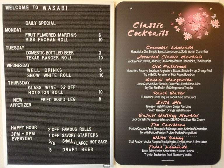 Wasabi Asian Bistro and Sushi Bar - Tyler, TX