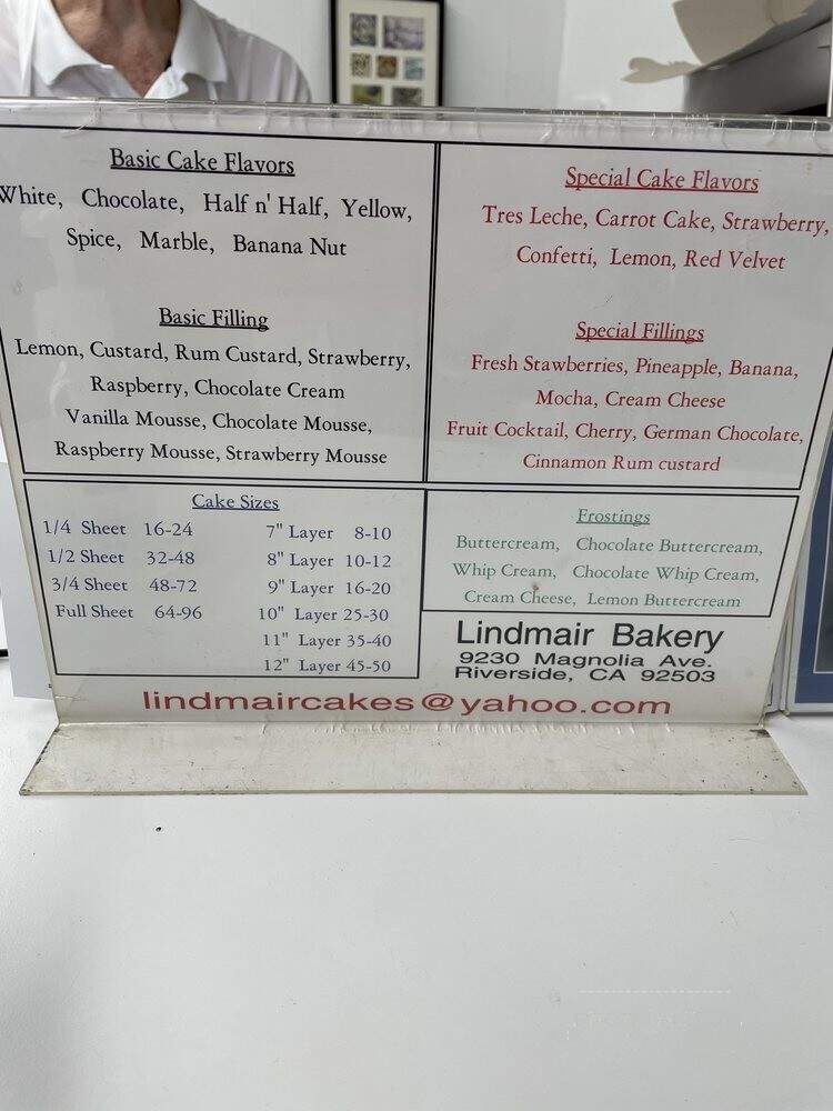 Lindmair Bakery - Riverside, CA
