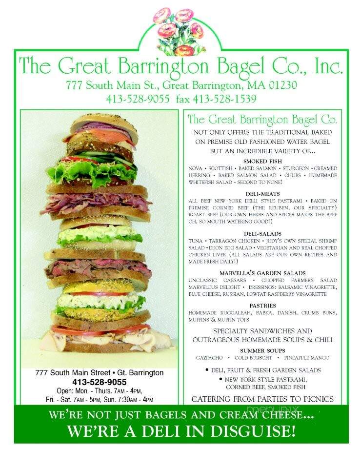 Great Barrington Bagel Co Incorporated - Great Barrington, MA