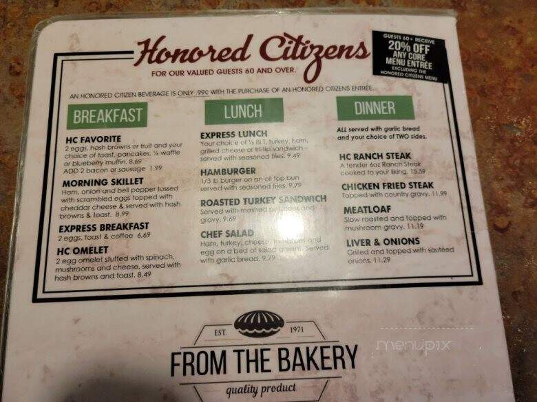 Perko's Cafe-Grill - Sacramento, CA menu_pic