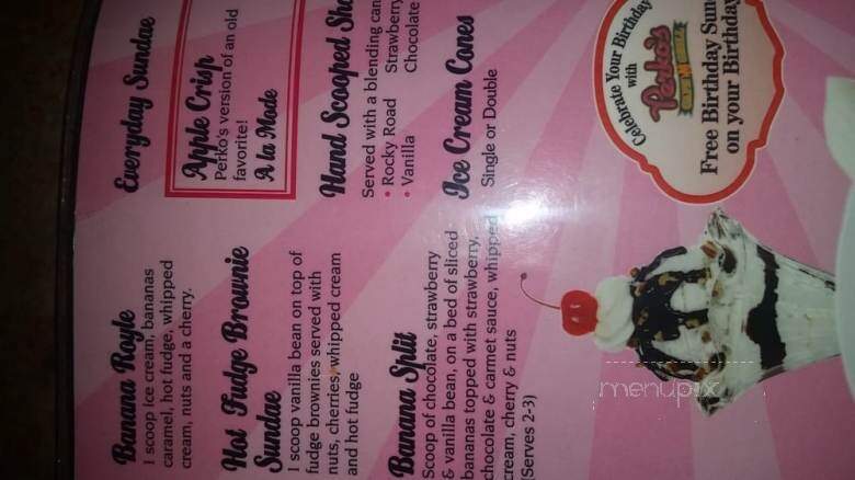 Perko's Cafe-Grill - Sacramento, CA menu_pic