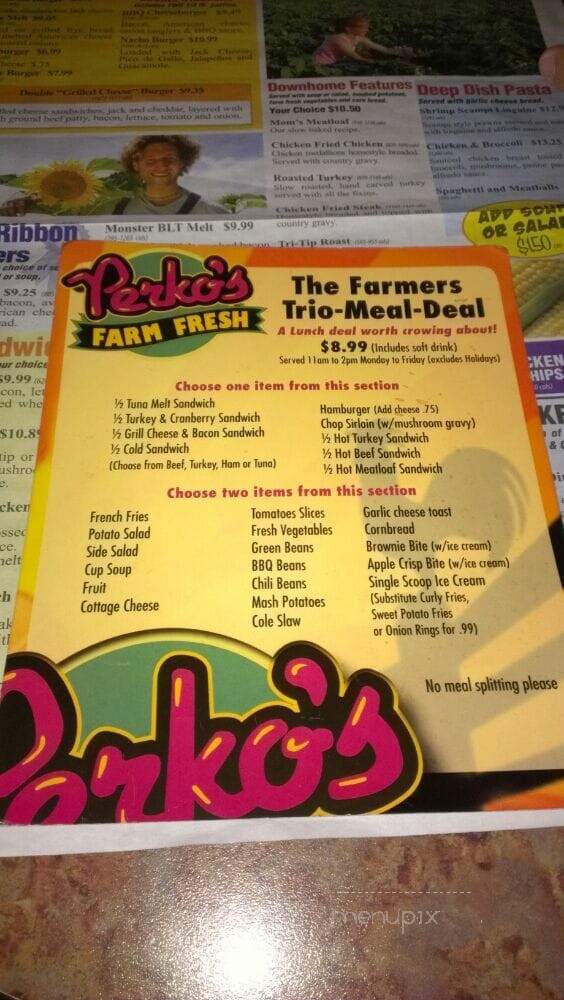 Perko's Cafe-Grill - Sacramento, CA menu_pic