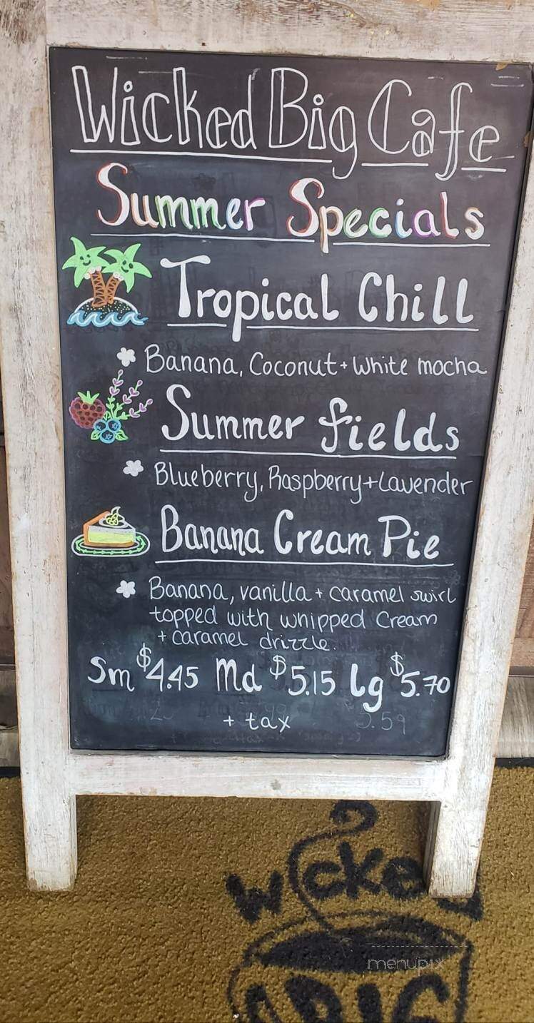 Wicked Big Cafe' - Haverhill, MA menu_pic