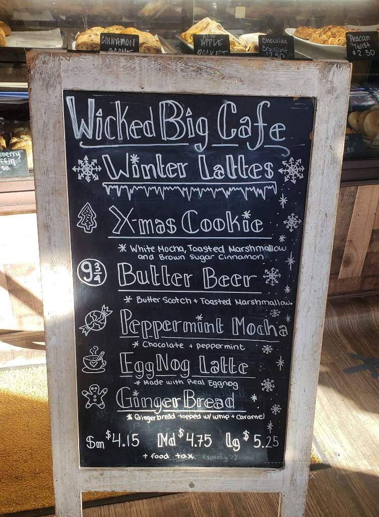 Wicked Big Cafe' - Haverhill, MA menu_pic