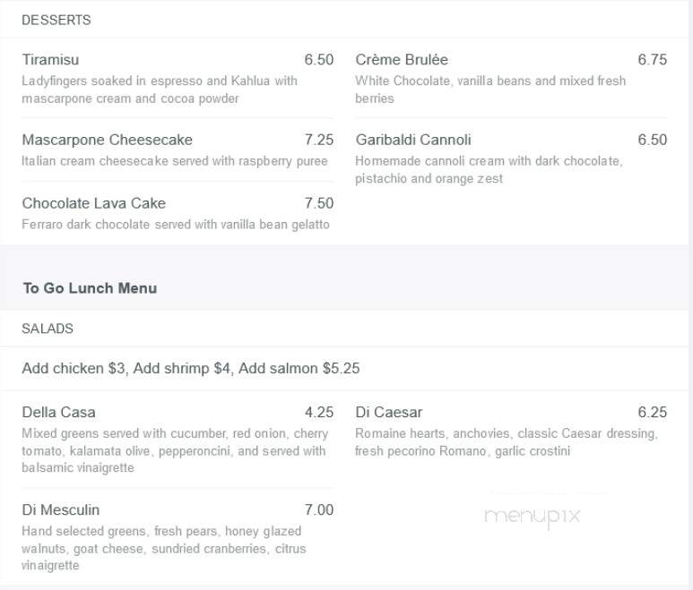 Daniel's On Main - Fuquay Varina, NC menu_pic