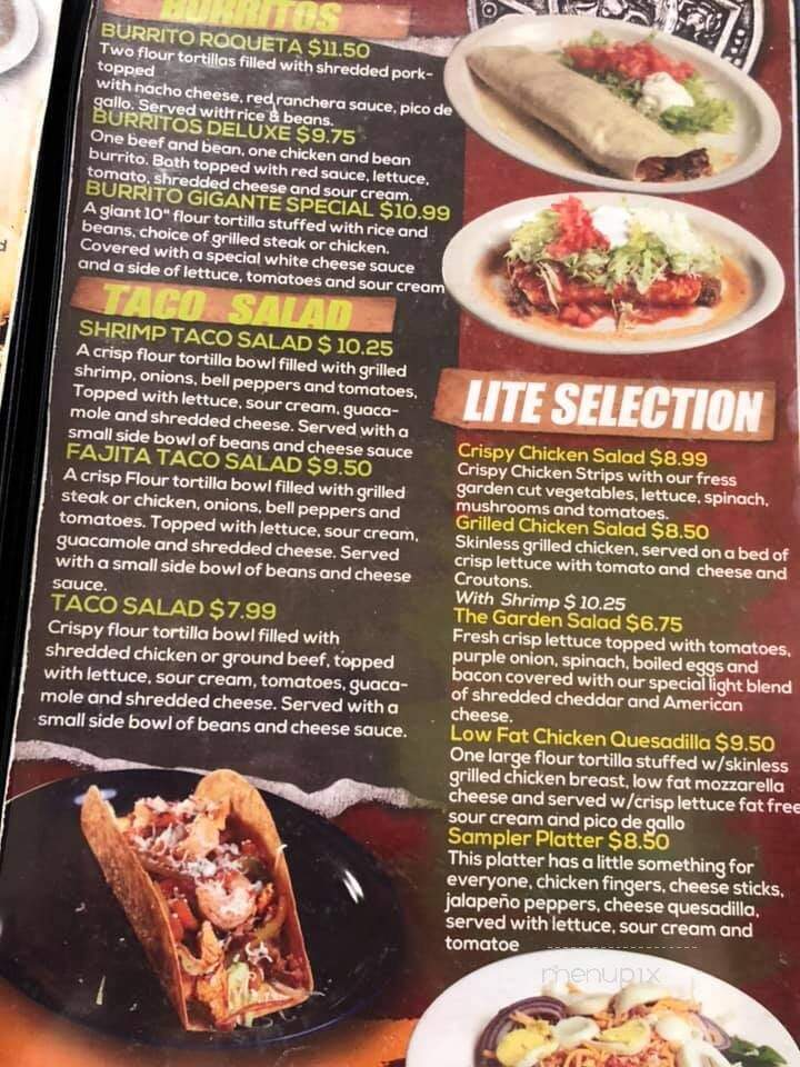 Mi Familia Mexican Restaurant - Kokomo, IN menu_pic