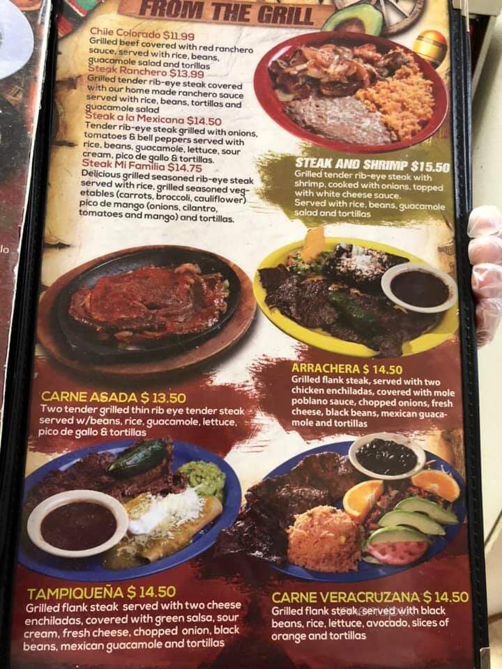 Mi Familia Mexican Restaurant - Kokomo, IN menu_pic