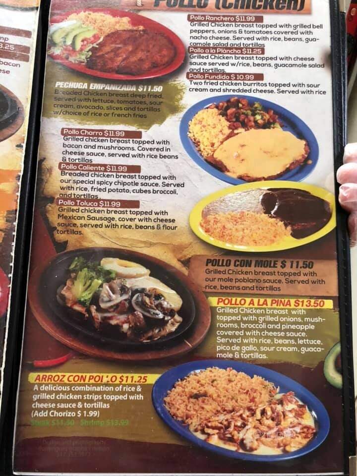 Mi Familia Mexican Restaurant - Kokomo, IN menu_pic