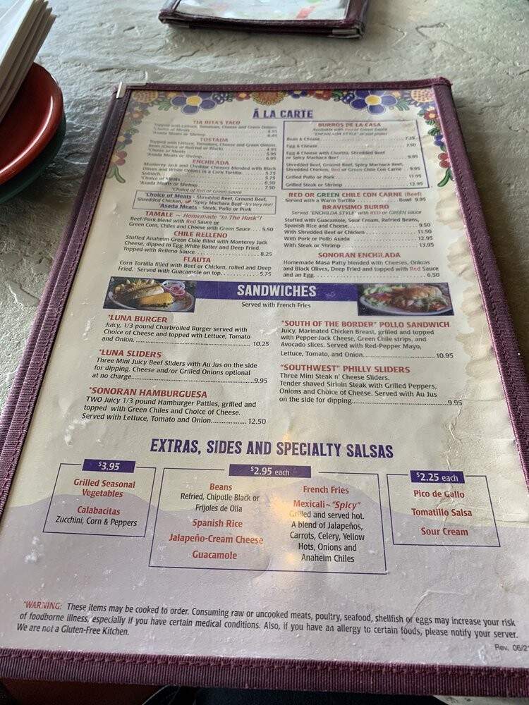 Valle Luna Mexican Restaurant - Chandler, AZ