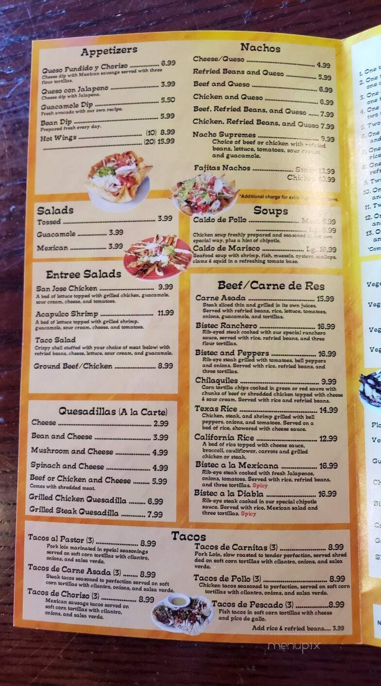 El Potro Mexican Restaurant - Winter Park, FL menu_pic