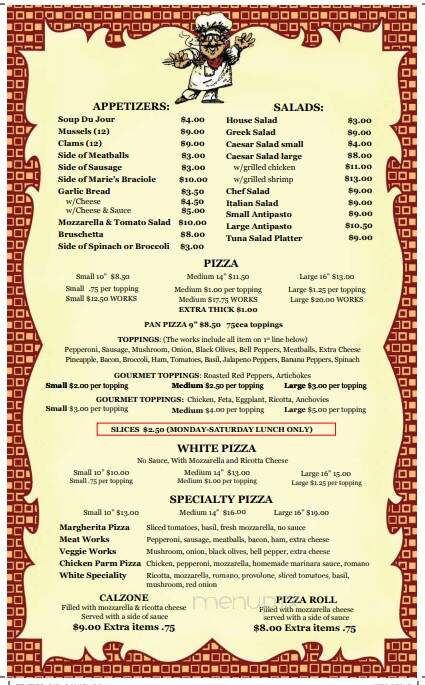 Pizza Pub - Fort Myers, FL menu_pic