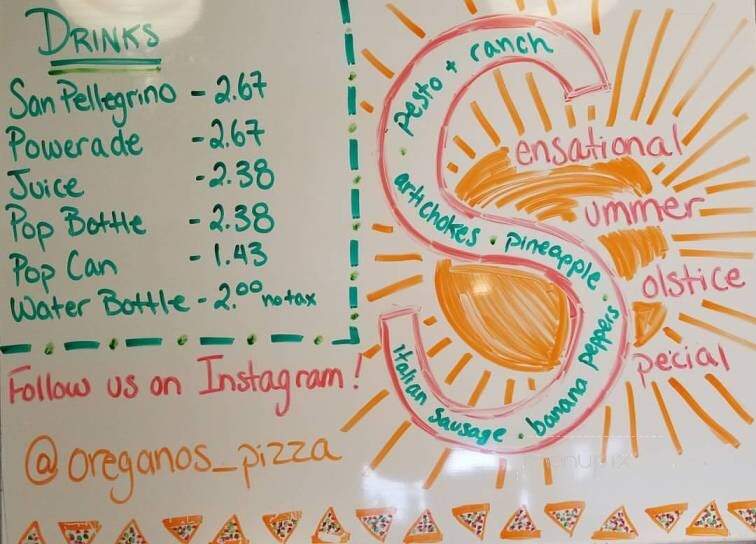 Oregano's Pizza - Victoria, BC menu_pic