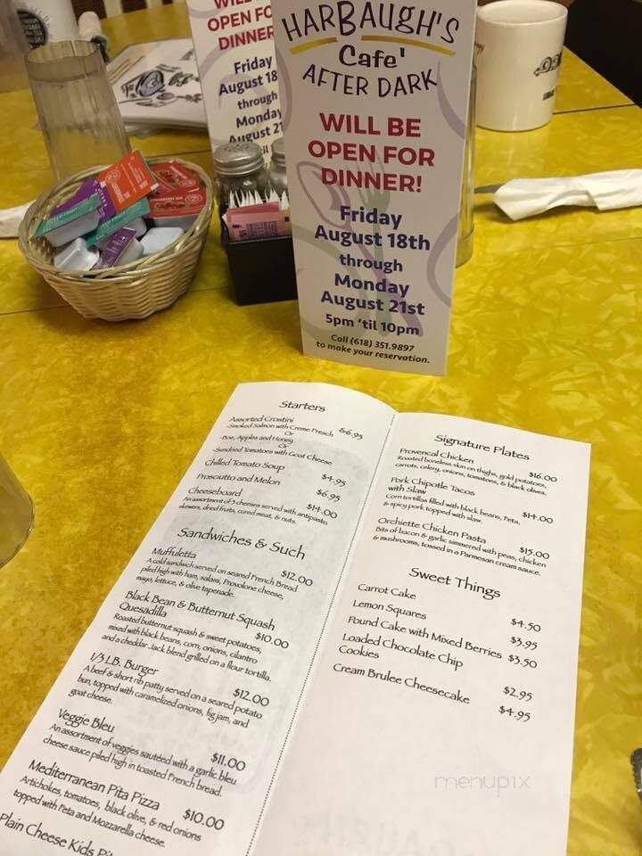 Harbaugh's Cafe' - Carbondale, IL menu_pic