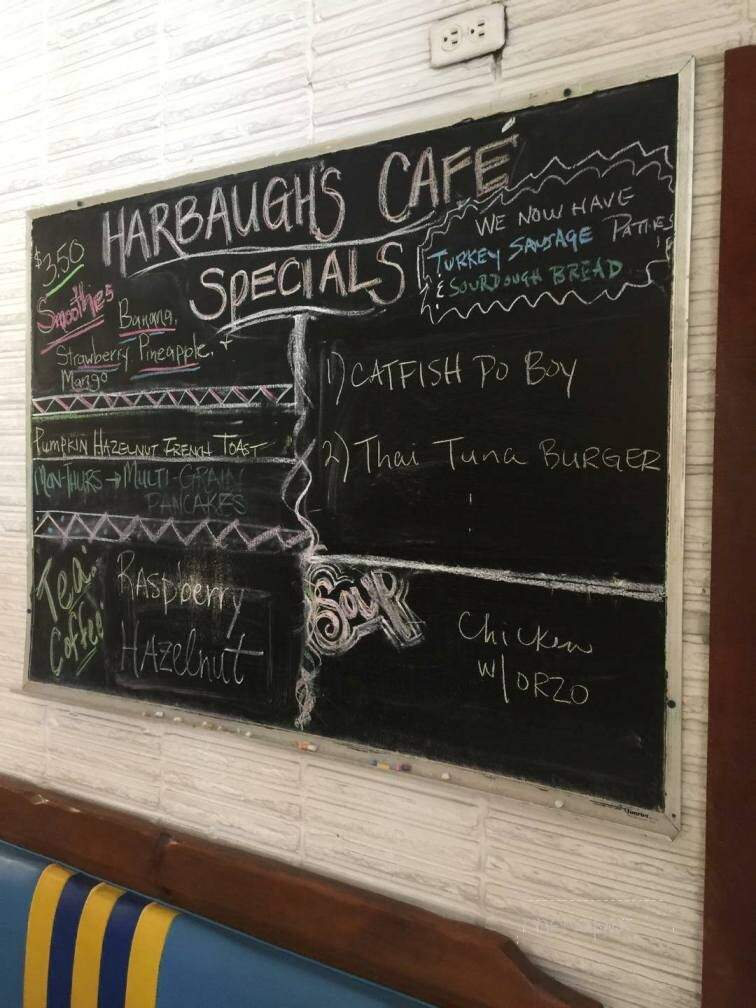 Harbaugh's Cafe' - Carbondale, IL menu_pic