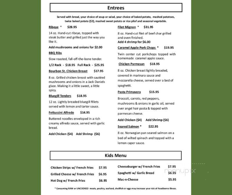Woodbine Bend Championship Glf - Stockton, IL menu_pic