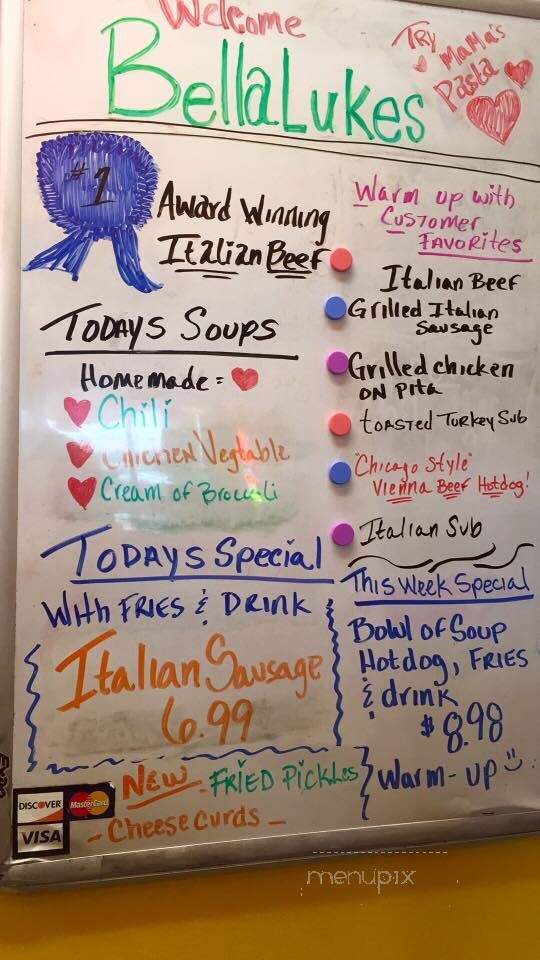 Bella Lukes - Lake Zurich, IL menu_pic