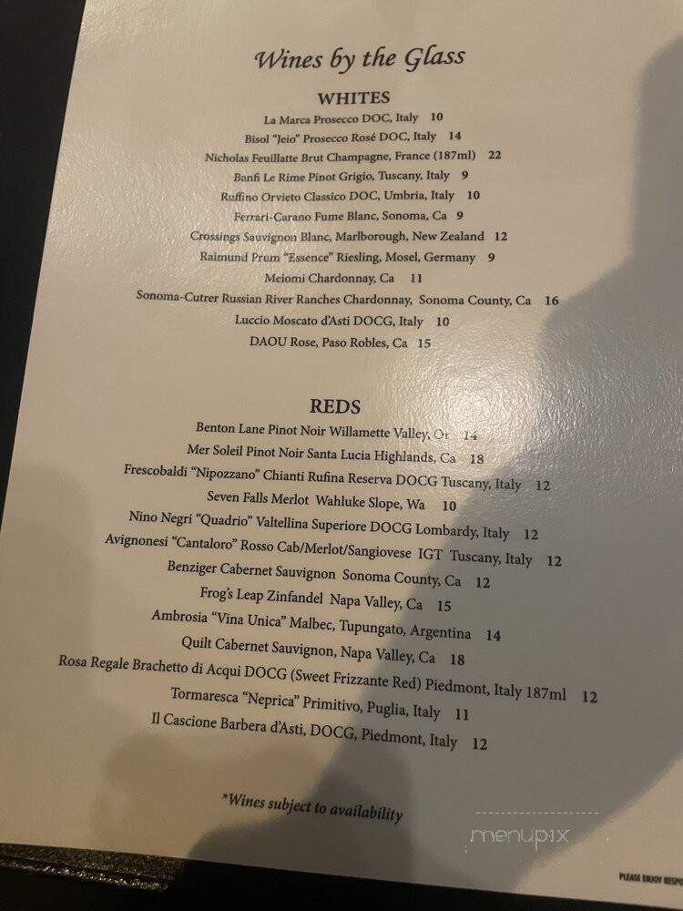 Volare Italian Restaurant - Louisville, KY menu_pic