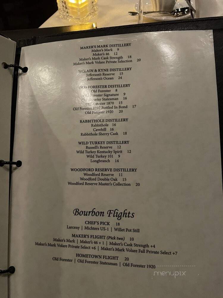 Volare Italian Restaurant - Louisville, KY menu_pic