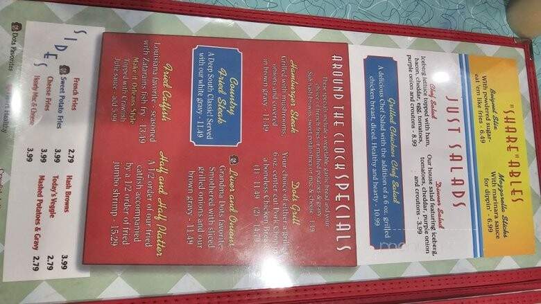 Dot's Diner - Kenner, LA menu_pic