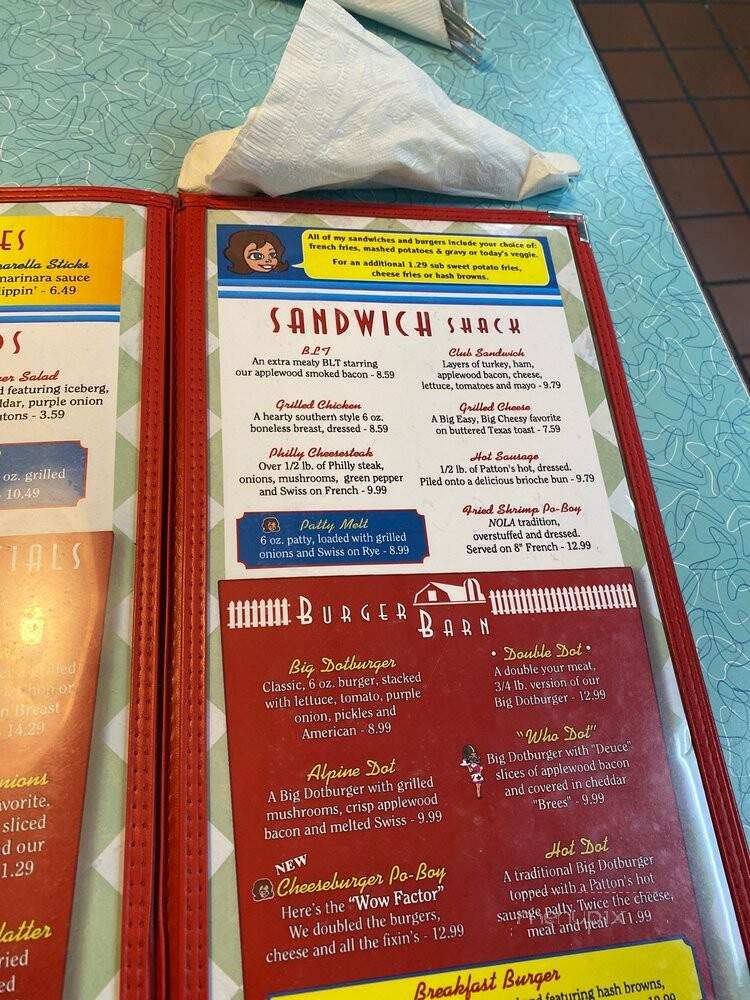 Dot's Diner - Kenner, LA menu_pic