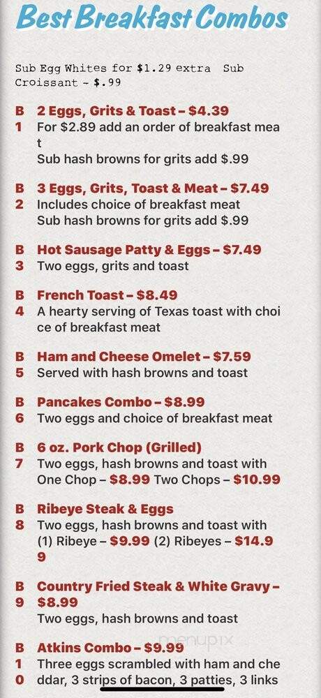 Dot's Diner - Kenner, LA menu_pic