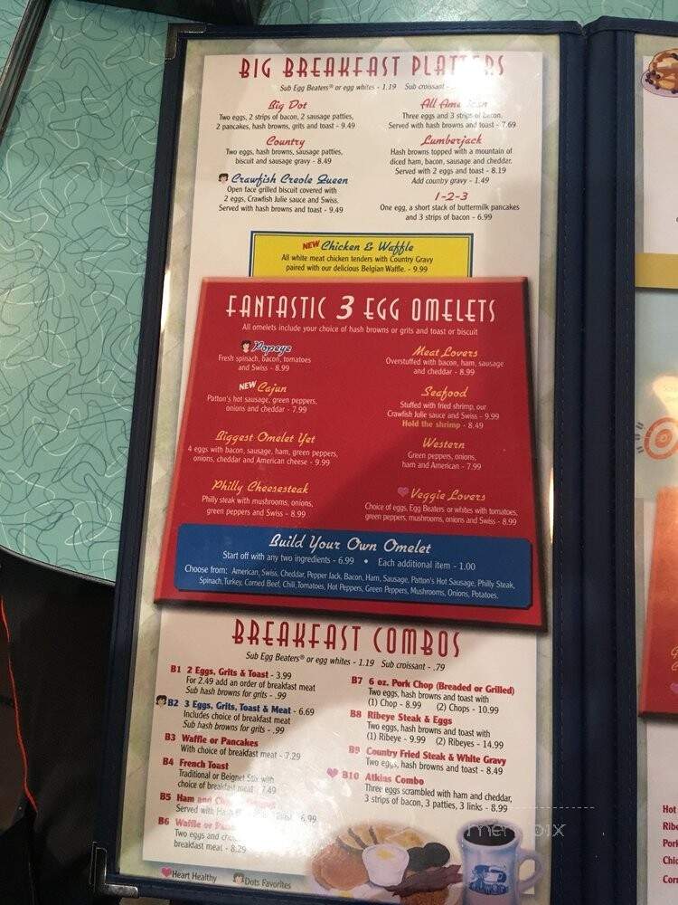 Dot's Diner - Kenner, LA menu_pic