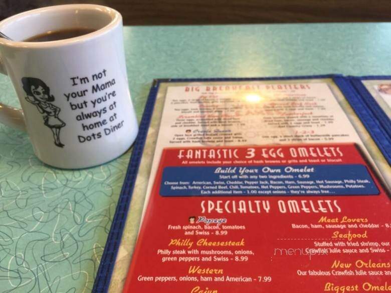 Dot's Diner - Kenner, LA menu_pic