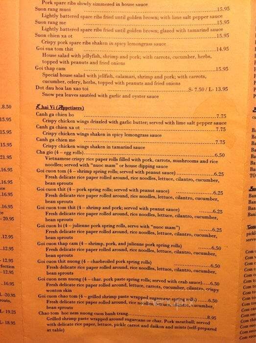 Tan Dinh - Gretna, LA menu_pic