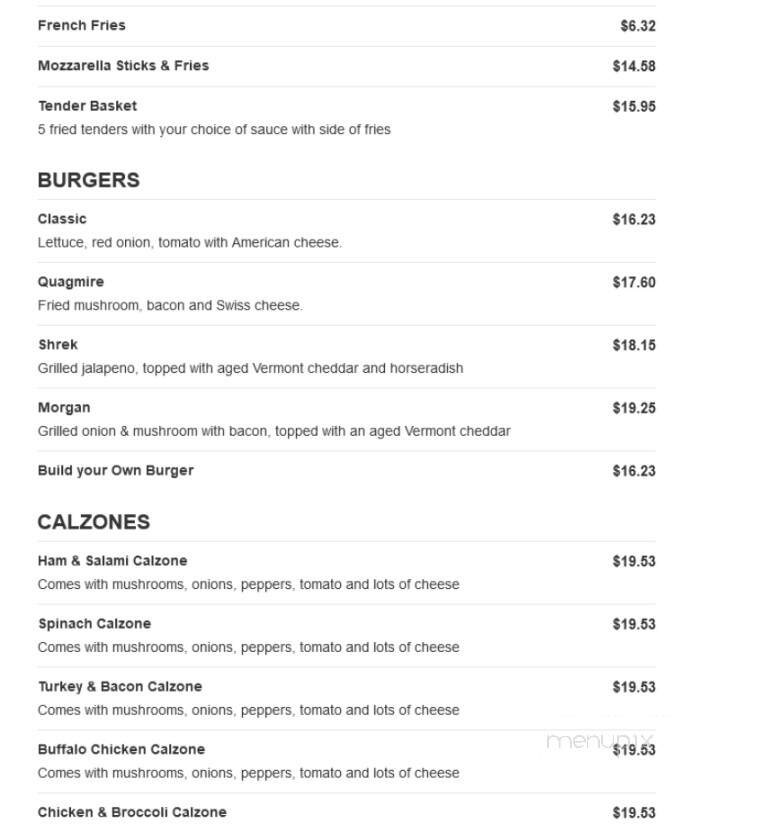 Cape Cod Cafe Pizza - Raynham, MA menu_pic