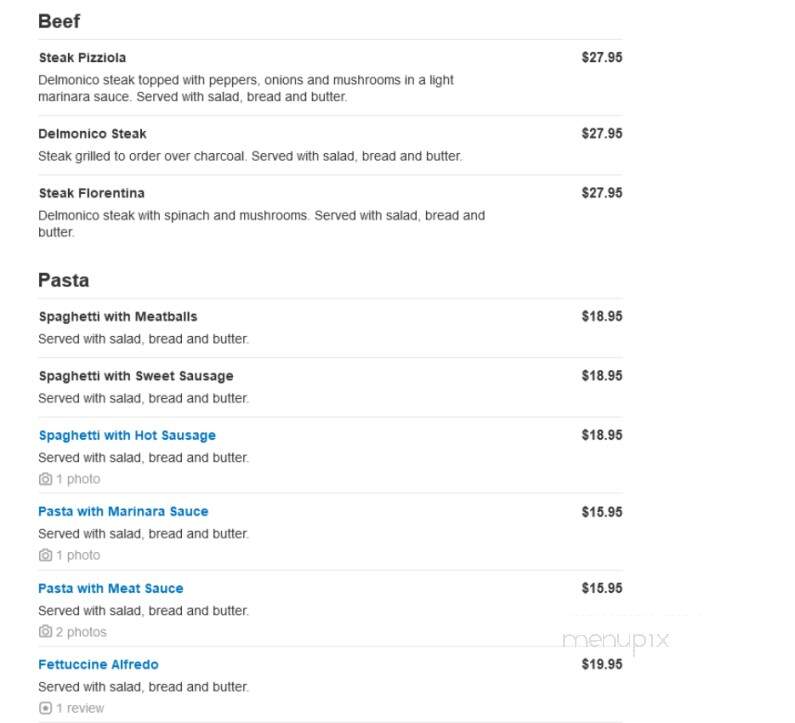 John's Pizzeria & Restaurant - Chicopee, MA menu_pic