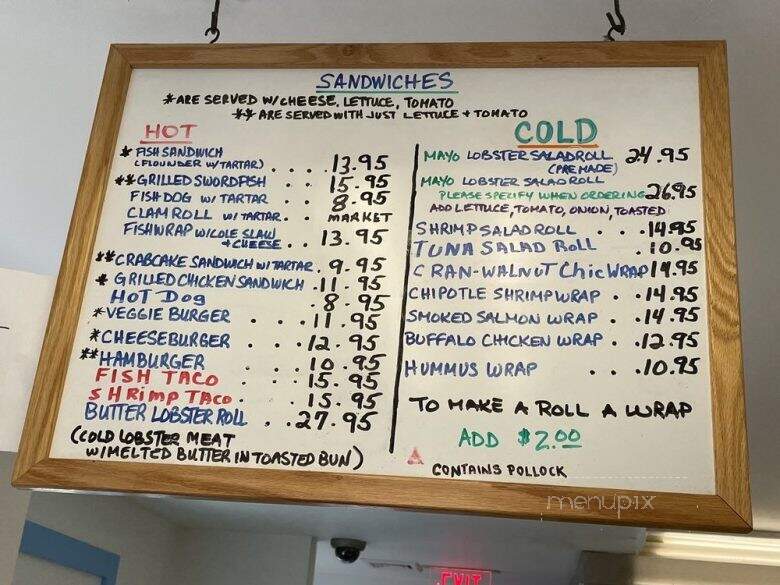 Net Results - Vineyard Haven, MA menu_pic