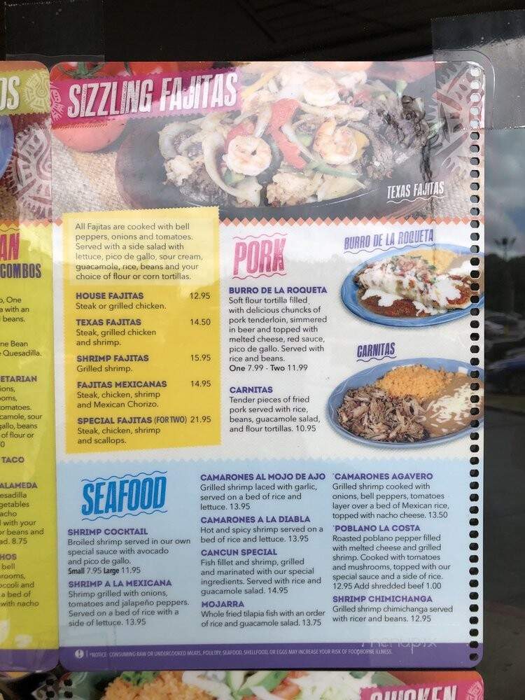 Monterrey Mexican Restaurant - Jonesboro, GA menu_pic