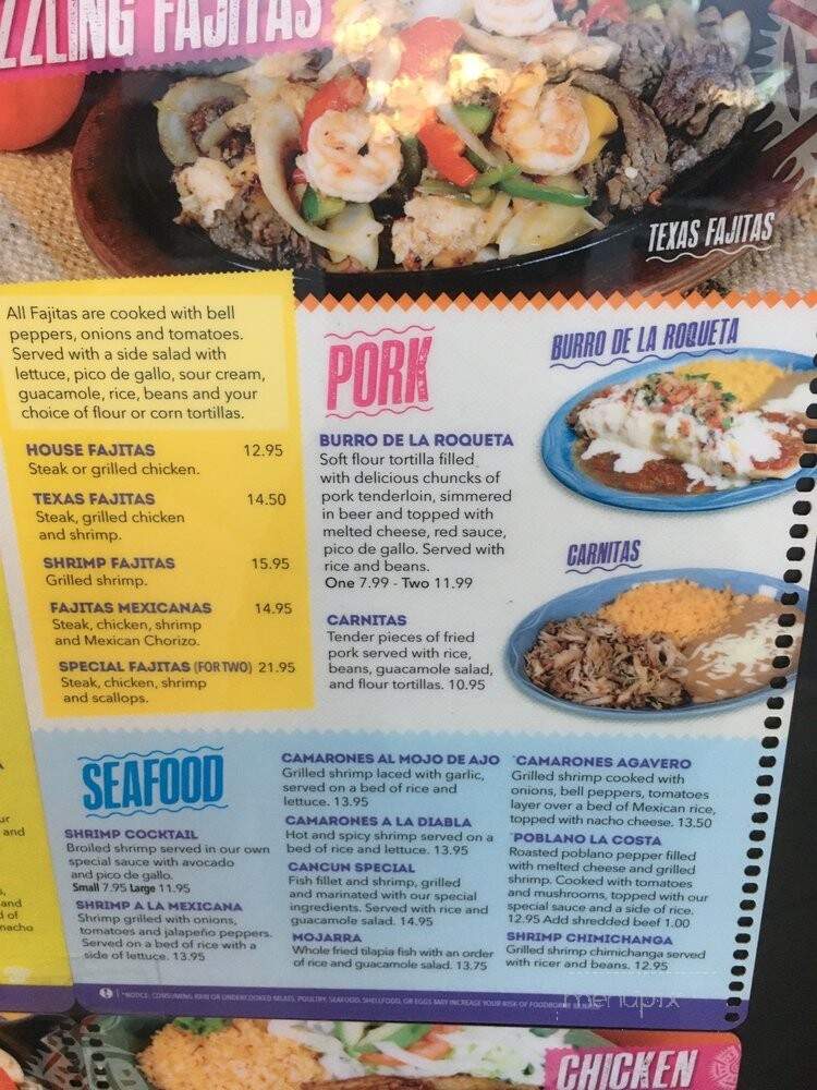 Monterrey Mexican Restaurant - Jonesboro, GA menu_pic