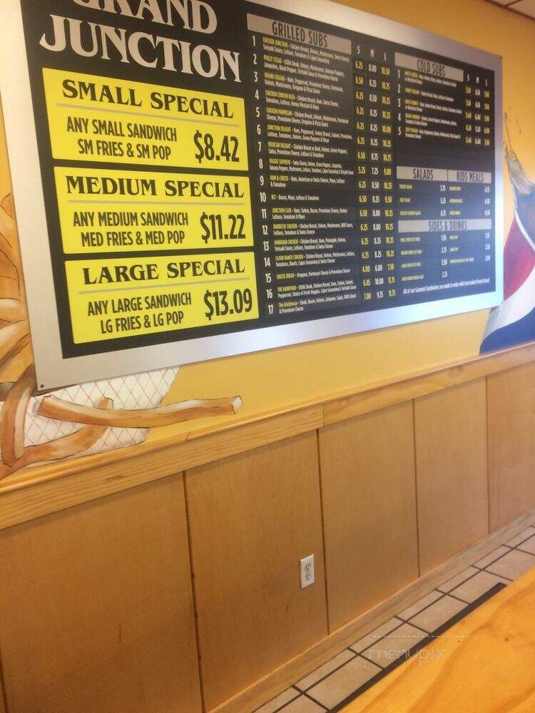Grand Junction Grilled Subs - Moorhead, MN menu_pic