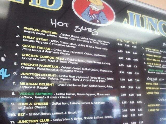 Grand Junction Grilled Subs - Moorhead, MN menu_pic