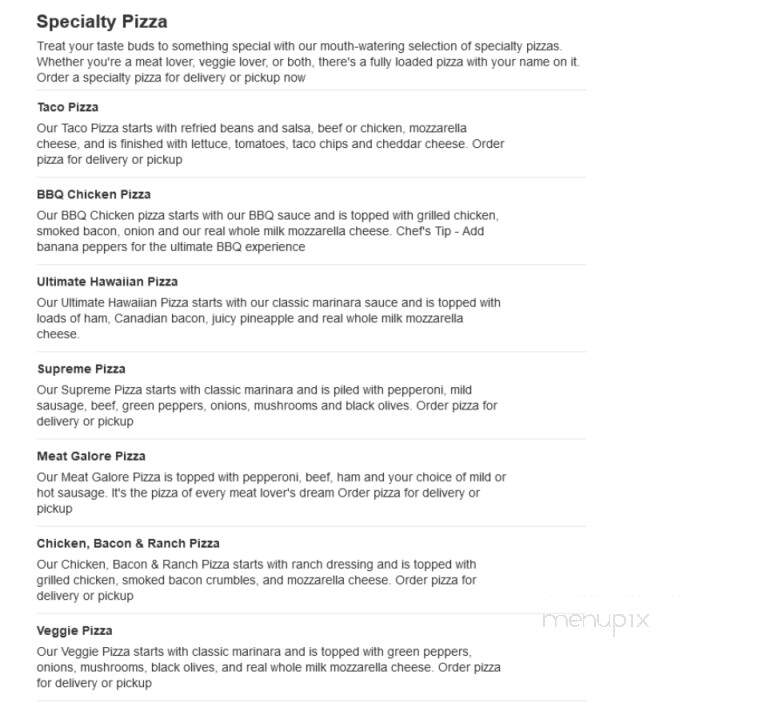 Caseys Carry Out Pizza - McCook, NE menu_pic