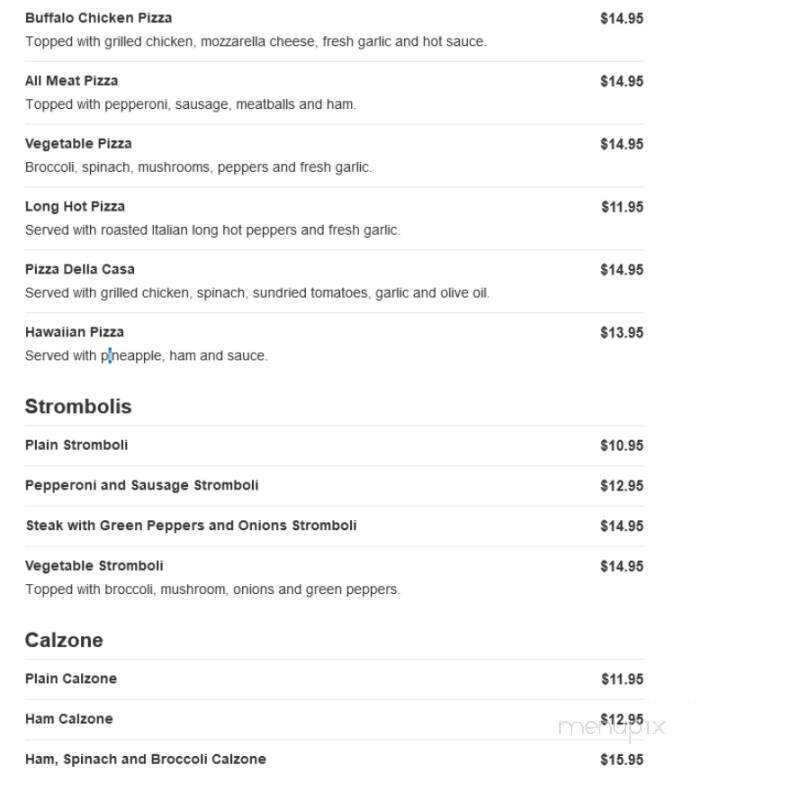 Jo Ann's Pizza & Restaurant II - Mays Landing, NJ menu_pic