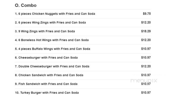 Jersey Fried Chicken - Vauxhall, NJ menu_pic
