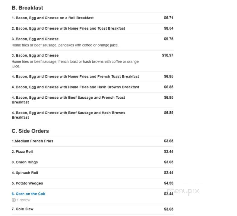 Jersey Fried Chicken - Vauxhall, NJ menu_pic